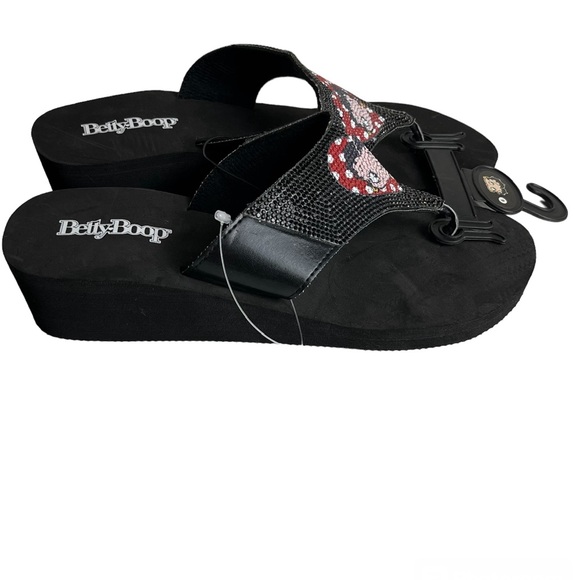 BETTY BOOP Sparkly Flip Sandals - Picture 5 of 10